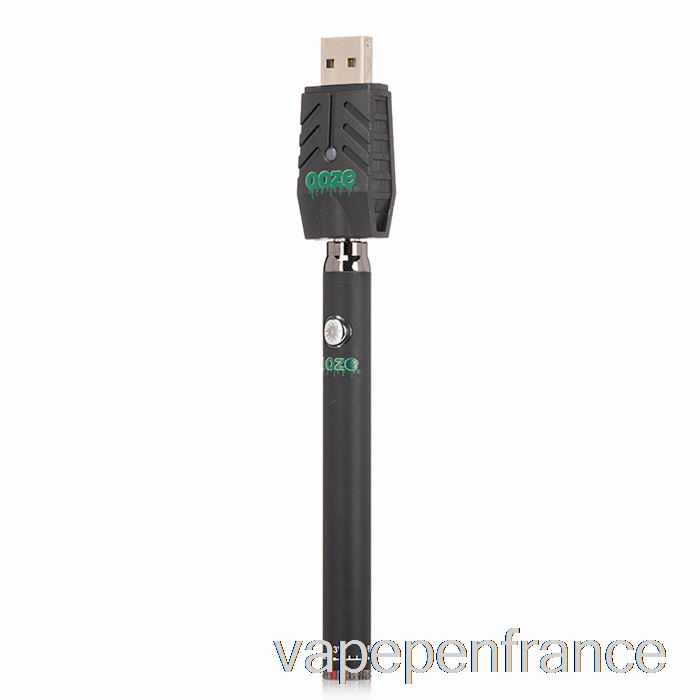 Suintement 320mah Twist Stylo Mince Batterie Stylo Vape Noir